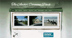 Desktop Screenshot of anchorcaravanpark.com