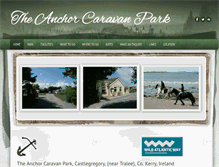 Tablet Screenshot of anchorcaravanpark.com